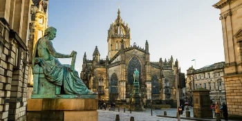 Scotland Golf Cruise Vacation Package The Historic Royal Mile in Edinburgh, Scotland - PerryGolf + Azamara Cruises